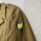 Vintage Us Army Wool Jacket Od M-1950 Mens 38r Korean War 1953 Ike Field Coat