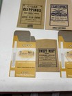 Antique Tobacco Ephemera Lot     Early 1900s Cigar   Chewing Tobacco Paper Bags