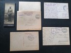Original German Ww1 Lot Photo Cdv   Soldiers Feldpost Postkartes Soldiers Letter