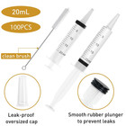 100 Pack Syringes For Jello Shot  20ml Party Jello Shot Syringes With Cap Bpa Fr