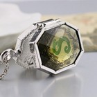 Slytherin Horcrux Locket Necklace Harry Potter Hogwarts Memorabilia   Free Ship