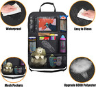 Car Backseat Organizer With 10  Table Holder  9 Storage Pockets Seat Back Protec