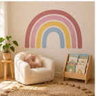 Boho Rainbow Wall Decal Peel And Stick Removable Nursery Kids Room Decor