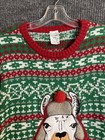 Holiday Classics Mens Pullover Ugly Christmas Sweater Size Xxl Lama Crew Neck