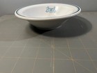 Harry M  Stevens Inc  6 1 4  White Bowl W  Lion Crest Shenango Hotel China 6 25