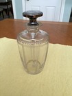 Antique Tiffany   Co Silver Top Perfume  Vanity Bottle-rare  Perfect Dauber 