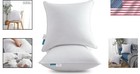 Pillow Inserts 18x18 Inch Set Of 2 White Square Throw Pillow Cushions