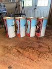 4 Different Tennent   s   Penny   Beer Cans  empty 