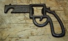 Cast Iron Rustic Pistol Beer Bottle Opener Hand Gun Western Cowboy Texas 