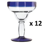  1 Dozen  Libbey 92308 Aruba 12 Ounce  355ml  Blue Coupette Margarita Glass