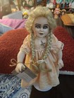 Hand Painted Spooky Goth Doll For Halloween