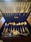Evening Star  1950  Vintage Community Silver Plated Silverware - Complete Set Fo