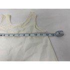 Vintage Girls White Lace Trim Sleeveless A-line Dress Scalloped Hem Size 4-6