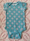 Gerber Infant Baby Girls 3-9 Mth Onesies Set Of 5 One Piece Pink Floral Giraffe