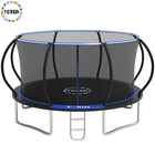 Trampoline 12ft With Enclosure Net  1200lbs Trampoline For 4-5 Kids Adults Blue