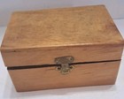 Antique Clark s Spool Cotton Sewing Wooden Thread Box Early 1900   s With Picture
