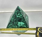 Large Malachite Crystal Pyramid 15cm