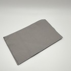 6   x8    Light Gray   White Jewelry Cleaning polish Cloth   Gold  Silver  Platinum