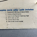 Keystone K-250 Dual 8 Complete 6 Piece Movie Editor viewer Outfit Splicer Vtg