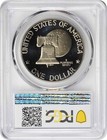 1976-s Type 2 Clad Eisenhower Ike Dollar Pr69dcam Pcgs Proof 69 Deep Cameo