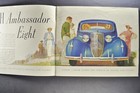 1937 Nash Catalog Ambassador Lafayette 400 Sedan Cabriolet Excellent Original 37