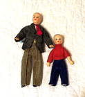 Ideal Petite Princess Fantasy Family Dollhouse Dolls Dad Boy  Vintage 1960 s