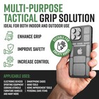 Dragon Grips 13 Pcs Rubber Clear Cell Phone Grip Tape Compatible With Iphone    