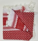 Original Traditional Palestinian Red Shawl Shemagh Kaffiah Best Quality Lot