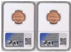  1776-2026 P   D  Lincoln Cent   Ngc Ms 67 Rd Fr  250 Flag 2 Coin Set  in Stock 