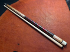 Schon Pool Cue Model Elite 2400-4  With Schon Shaft  Stacked Leather Wrap 