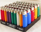 Bic Classic Maxi Lighters Cigarette candle Full Size  Assorted Colors Pack Of 10