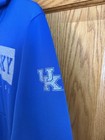 Nike Kentucky Wildcats Hoodie Mens L Blue Basketball Sweatshirt High Cowl Neck