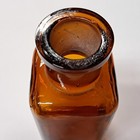 Amber Bottle   Glass Topper John Wyeth   Brother J w  b Phila Pharmacy Medicine 