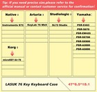 76 Key Keyboard Case  Keyboard Gig Bag Case With 76key-47 x6 5 x18 1 