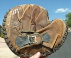 Vintage 1930   s Draper And Maynard Catchers Mitt Baseball Glove 10  Wear Mens