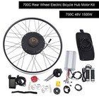 For Electric Bike Lcd Display 700c Rear Wheel Hub Motor Conversion Kit 48v 1500w