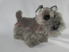 Fao Schwarz Schnauzer Dog Toto Gray Plush Stuffed Animal Toys R Us Small 8 