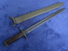 Rare Original Us Ww2 Reissue M1905 42 Bayonet And Usn Scabbard Maker Sa 1909