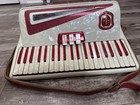 Accordion Piano Bomar Made In Italy Case Vintage Rare