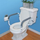Carex Toilet Safety Frame - Adjustable  Supports 300lbs  For Elderly