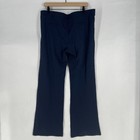 Betabrand Dpyp Yoga Dress Pant Womens 2xl Navy White Polka Dot Dot Bootcut