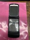 Motorola Razr V3 Black Flip Cell Phone Vga Camera 4x Zoom 
