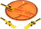 Innovative Divided Toddler Plates And Utensils Set - Safe For Little Hands