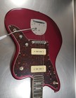 Off Set Body Metallic Red Body With P90s  Rh Maple Neck And Tremelo