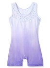 Girls Gymnastics Leotards Size 6-7 Leotards With Shorts For Purple Snow