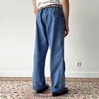 1970s Vintage French Workwear Sanfor Faded Blue Pants