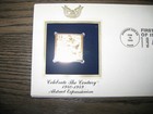 Abstract Expressionism Celebrate The Century Gold Golden Replica Stamp Cover