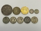 World Silver Coins - Lot Of 10 Venezuelan Silver Coins  1 9986 Asw 