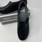 Dansko Shoes Women Size 37 Black Milled Franny Nappa