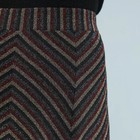 Maeve By Anthropologie Chevron Metallic Shine A-line Midi Skirt